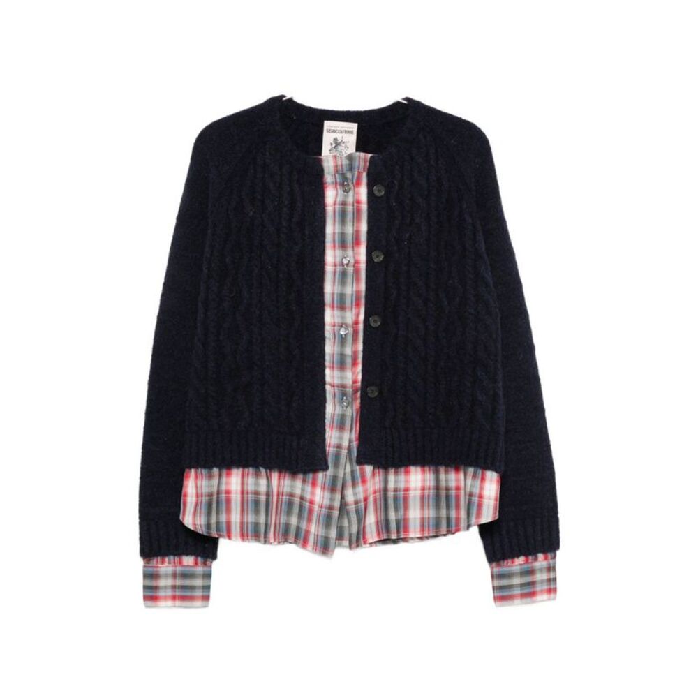 Semicouture Women Marcy Wool Blend Cardigan
